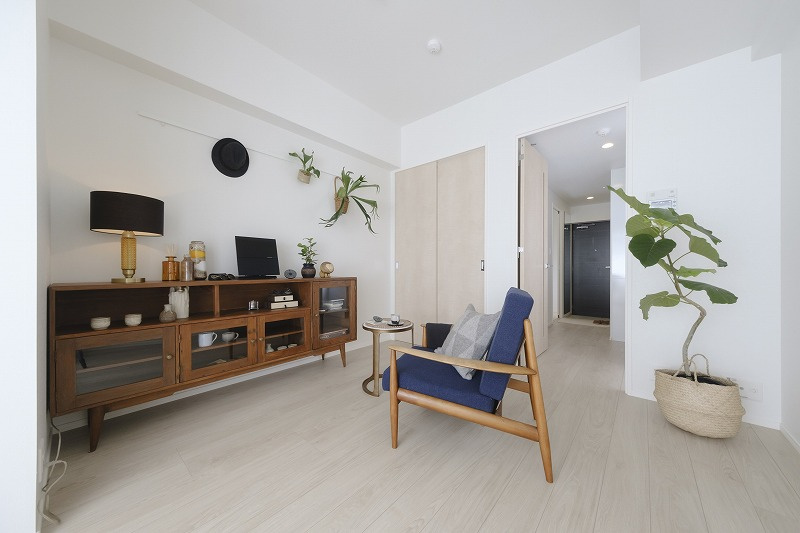 エンクレスト天神WESTの居間・リビング|おしゃれな居間です