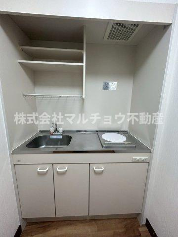 Hills朝日ヶ丘のキッチン|コンパクトなキッチンで掃除もラクラク