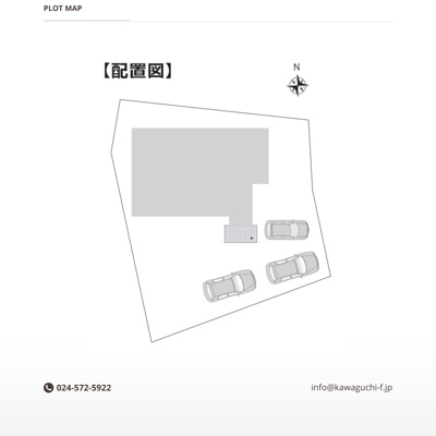 【区画図】 | リセットハウス　二本松市杉田駄子内 | ★内覧予約でブランド米2kg★