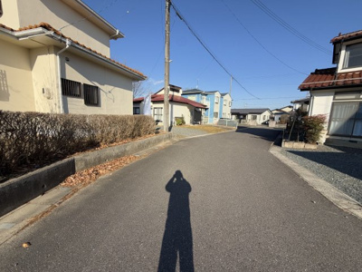 【前面道路含む現地写真】 | リセットハウス　二本松市杉田駄子内 | ★内覧予約でブランド米2kg★