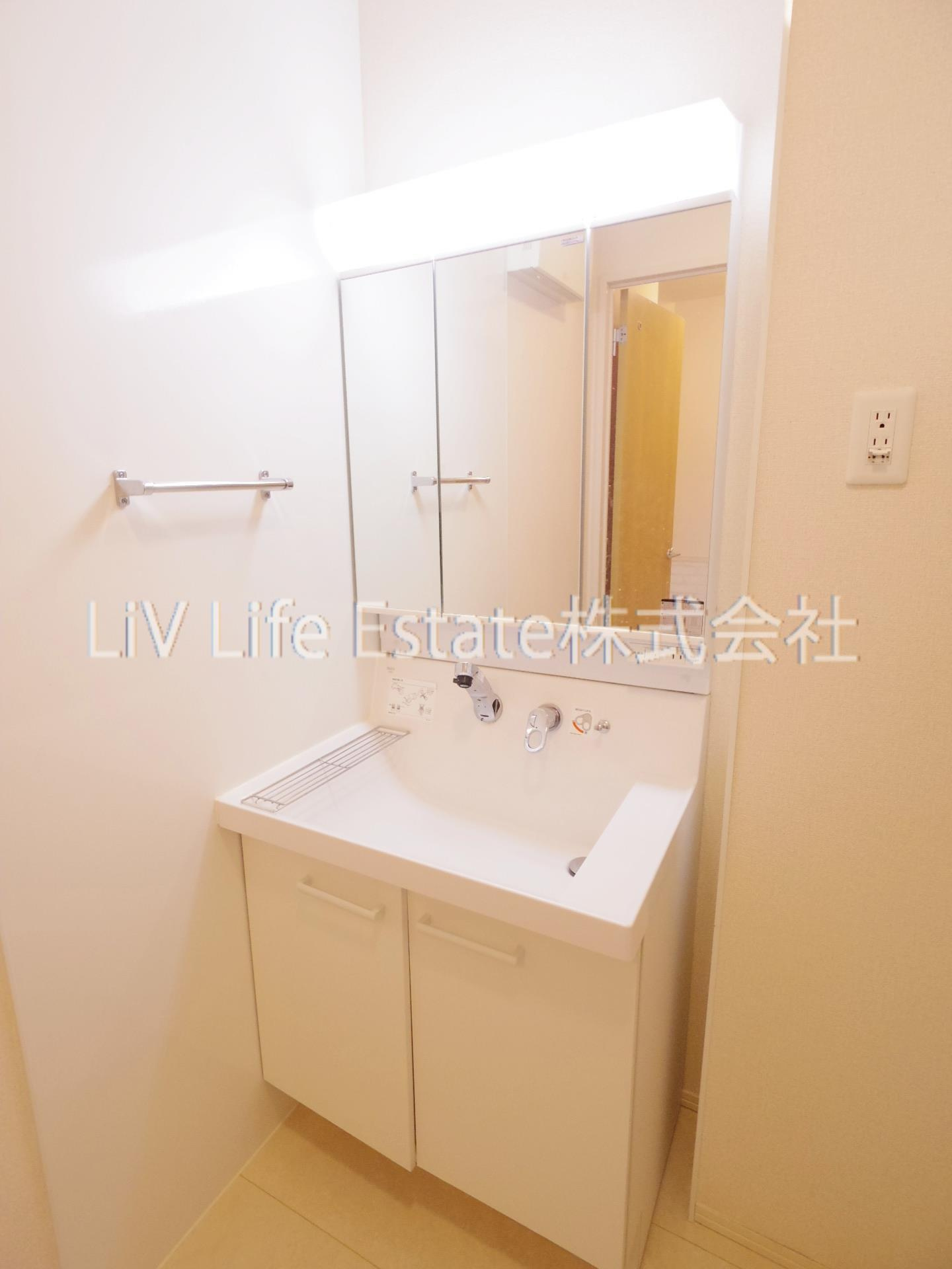 パーシモンフィールド　Aの洗面所