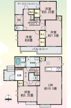 都筑区東山田4丁目新築戸建の画像