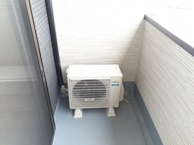 クレマシーＡのバルコニー