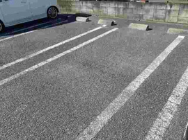 駐車場に車を止められます