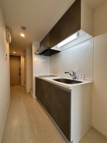 リブリ・検見川浜のキッチン|コンパクトなキッチンで掃除もラクラク