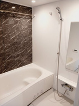 落ち着いた空間のお風呂です