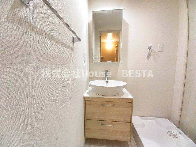 フジパレス神戸本町ウエストの独立洗面台