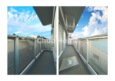 【バルコニー】 | グリーンパーク六木2 | L字バルコニー