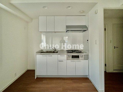 【キッチン】 | グリーンパーク六木2 | ワイドで収納豊富なシステムキッチン