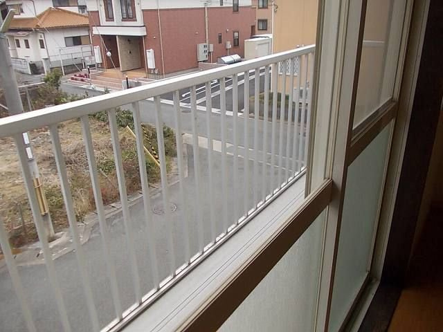 ドミール前田のバルコニー
