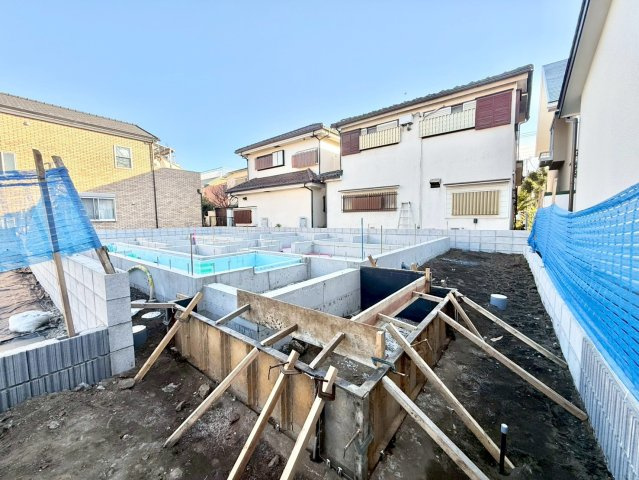 練馬区関町北4丁目　新築戸建の外観|現地ご見学希望・資料請求などお気軽にお問い合わせ下さい！
03-5990-5201