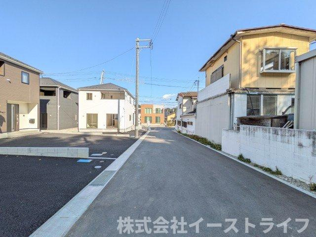 【新築戸建】　いわき市内郷小島町第2の前面道路含む現地写真|建物前東側5ｍ接道