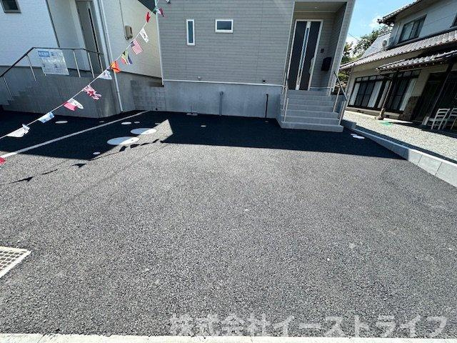 【新築戸建】　いわき市好間町中好間第3の駐車場|1号棟の駐車場です。