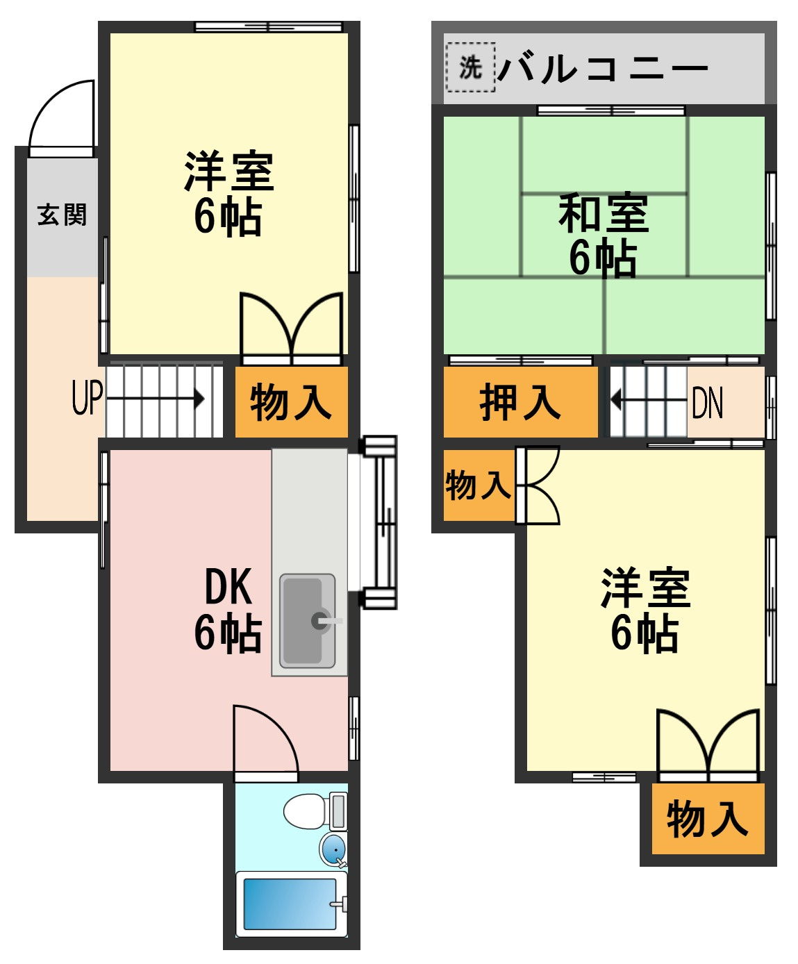 ハイツオザワの間取り