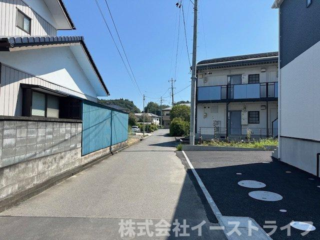 【新築戸建】　いわき市好間町中好間第3の前面道路含む現地写真|東側4.0ｍ公道