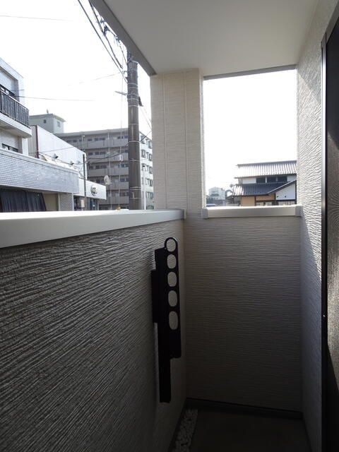 メルディア東大宮のバルコニー