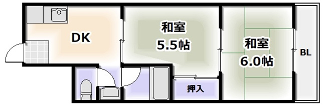 【間取り】 | 桜川太平マンション