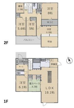 小山市出井の間取り