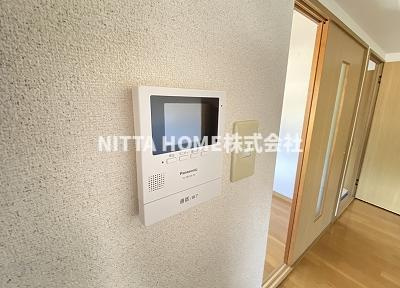 SKY新庄Ⅱのセキュリティ|TVインターホンもあり☆