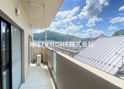 SKY新庄Ⅱのバルコニー|最上階で眺望GOOD◆