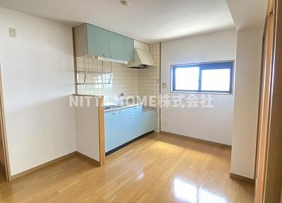 SKY新庄Ⅱのキッチン|ガスコンロ設置可能です〇