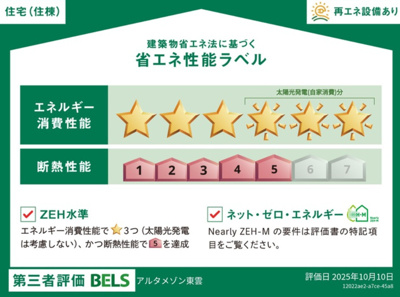 【省エネ性能ラベル】 | ALTAMAISON東雲