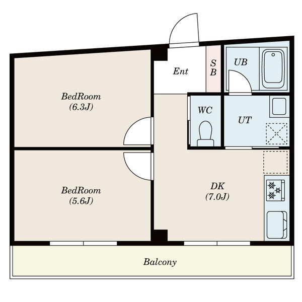 Ｍ５４の間取り