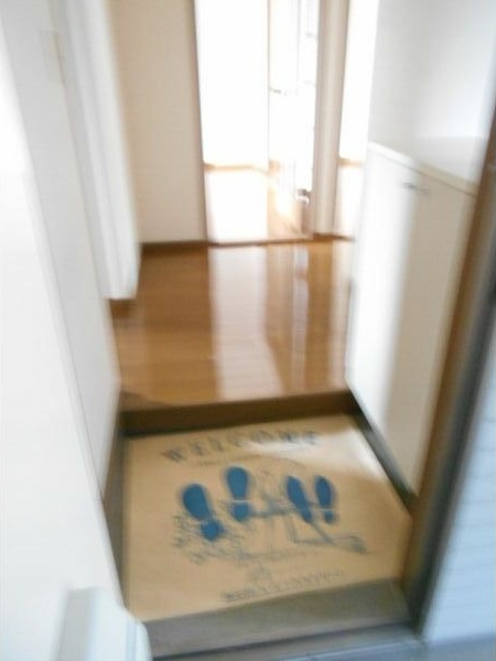 メゾンリリーフ長岡 C棟の玄関