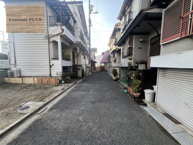 大阪市鶴見区横堤2丁目の前面道路含む現地写真