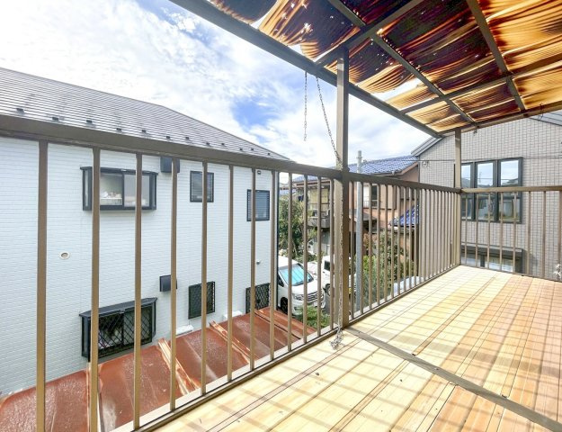 あきる野市舘谷　中古戸建のバルコニー