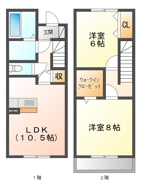 メゾンドシャルムの間取り