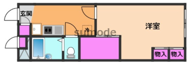 【間取り】 | レオパレスフローラ須賀