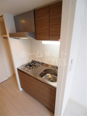 【キッチン】 | ブラン弁天町駅前 | 2口ガスコンロキッチンです