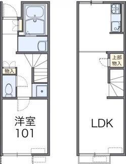 【間取り】 | レオネクストエスポワール愛戸