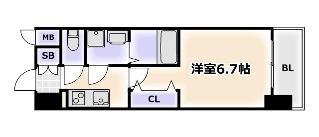 【間取り】 | Quintet NAMBA