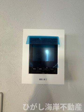 茅ヶ崎市柳島1丁目　新築未入居戸建　全12区画のセキュリティ|TVモニター付きインターフォン