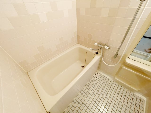 想定賃料年90万　想定利回り9.68％　SRCマンションの浴室