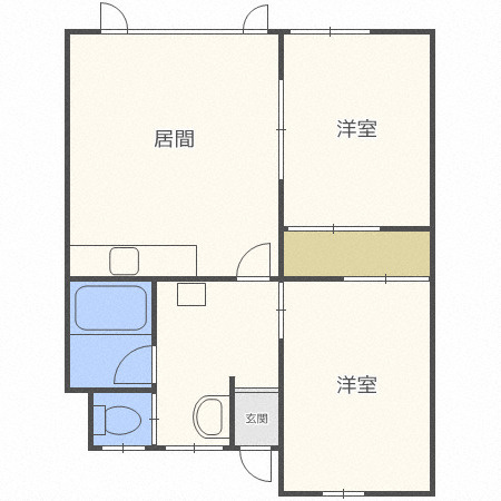 ことぶきマンションＢの間取り