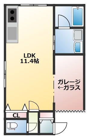 Living with Motoの間取り