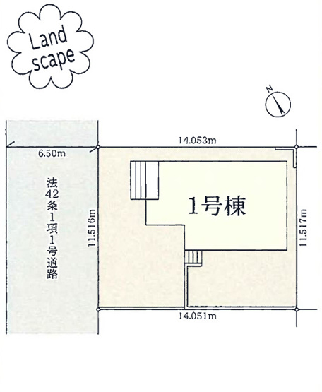 【区画図】 | 海老名市国分寺台5丁目  新築戸建て　全1棟【仲介手数料無料】 | 【仲介手数料無料でご紹介可能です】大樹不動産