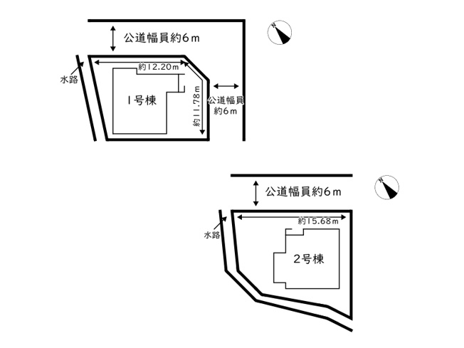 【区画図】 | 姫路市広畑区西蒲田8期／全2棟