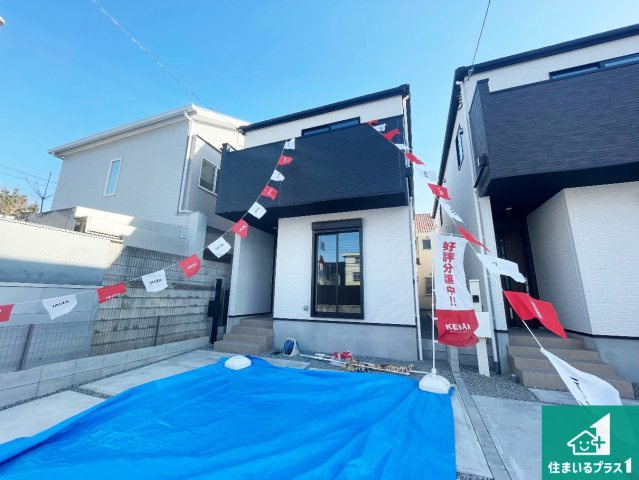 尼崎市塚口町　第2期　新築一戸建ての外観|お客様に長く安心して住んでいだだける事にこだわった家づくり！住んでからのアフターサービスにもしっかりと取り組んでいます！