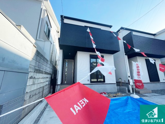 尼崎市塚口町　第2期　新築一戸建ての外観|安心の10年保証！外観を美しく保ち、雨水で汚れを落とします！気になることがありましたら、お気軽にお問い合わせください！