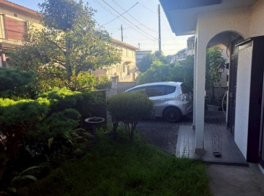 【中古】川越笠幡中古住宅の庭|お庭も活用できます