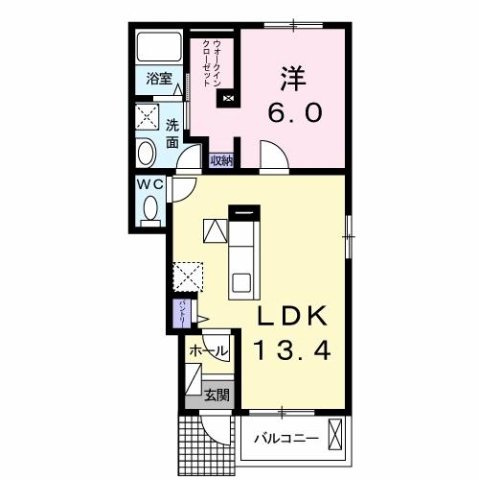 ルミナス名東　Ⅱの間取り