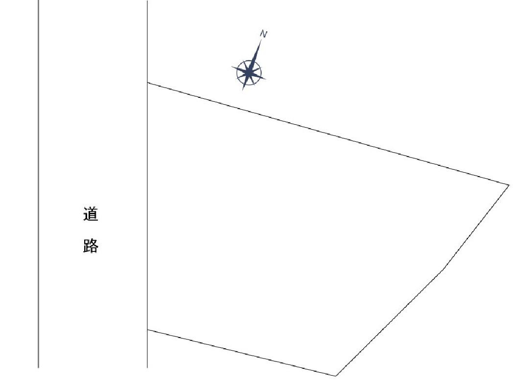 小郡市八坂　売り土地の区画図