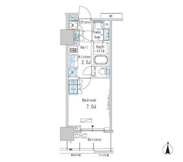 【間取り】 | パークアクシス蒲田ステーションゲート