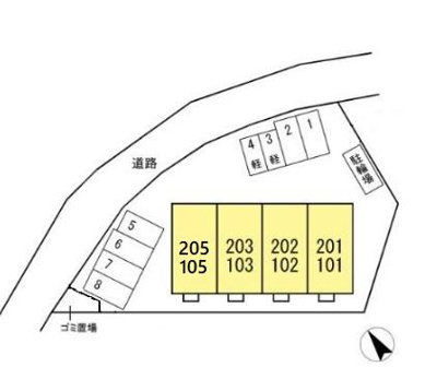【区画図】 | D-ROOM高良（ＤＷ） | D-ROOM高良（ＤＷ）★那覇市高良エリア