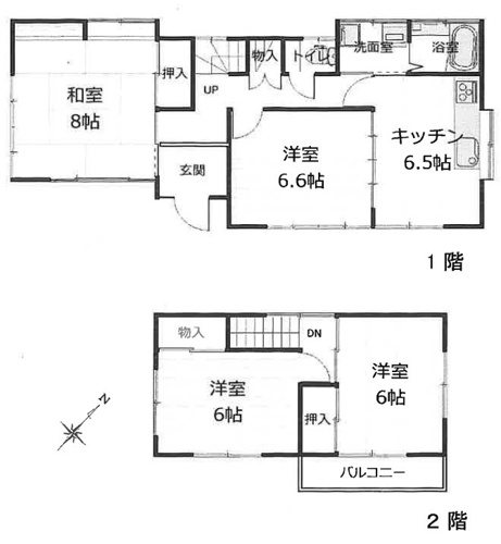 久喜市除堀　中古戸建の画像