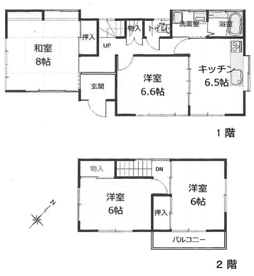 【間取り】 | 久喜市除堀　中古戸建